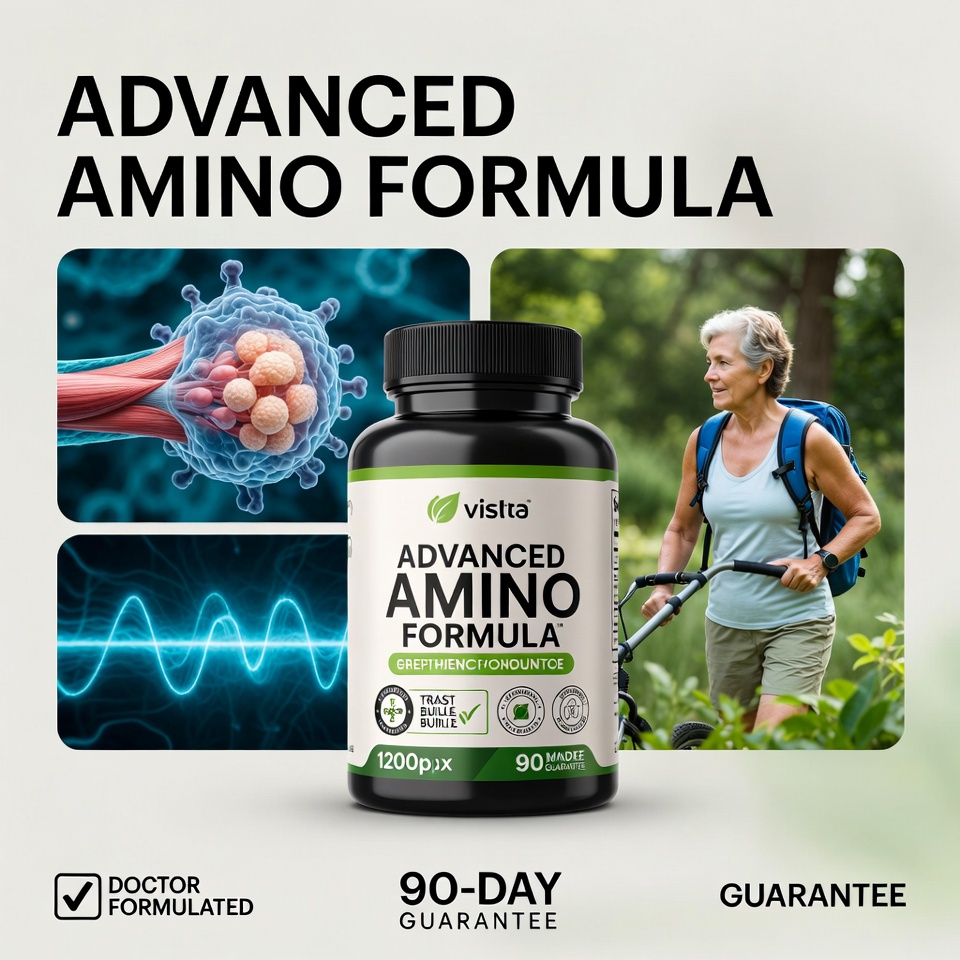 Advanced Amino Formula Supplement Bottle